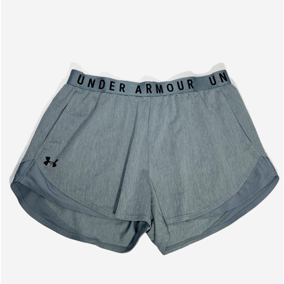 Under Armour Pants - Under Armour Light Blue Denim Look Loose Fit Running Shorts size XL